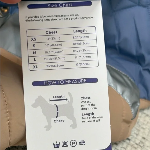 gooby Mountaineer Dog Jacket Blue, Tan, Gray NWT Size XL 100% Nylon - Picture 14 of 16